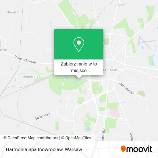 Mapa Harmonia Spa Inowrocław