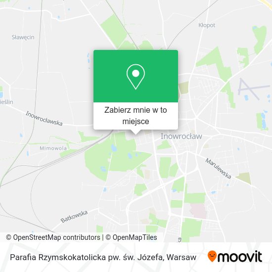 Mapa Parafia Rzymskokatolicka pw. św. Józefa