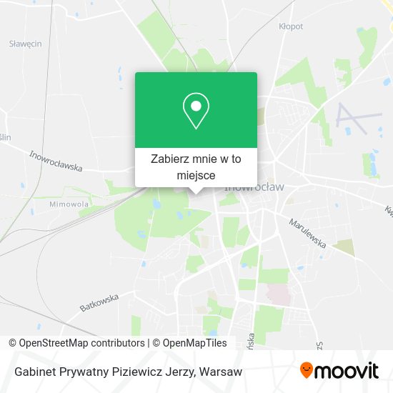 Mapa Gabinet Prywatny Piziewicz Jerzy