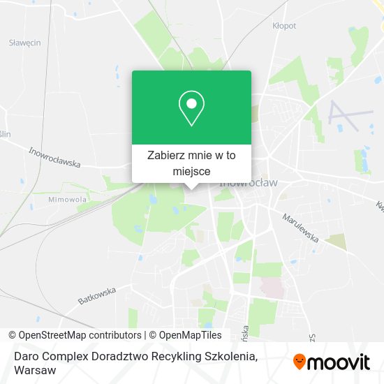 Mapa Daro Complex Doradztwo Recykling Szkolenia