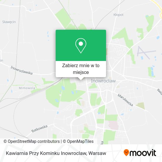 Mapa Kawiarnia Przy Kominku Inowroclaw