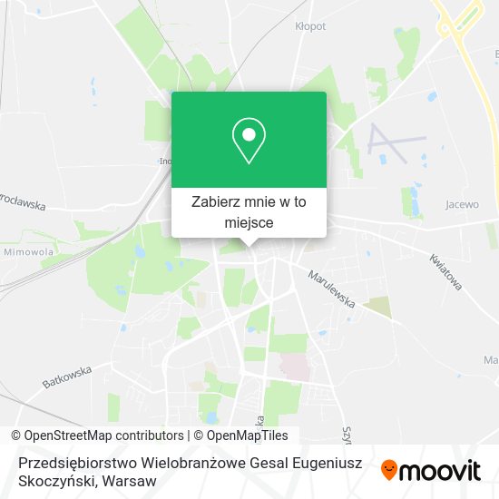 Mapa Przedsiębiorstwo Wielobranżowe Gesal Eugeniusz Skoczyński