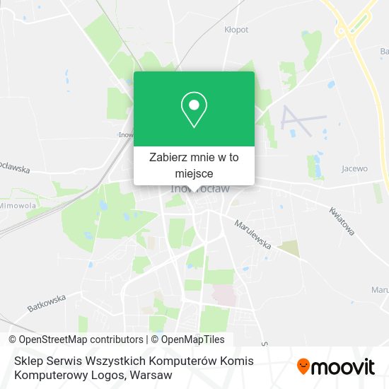 Mapa Sklep Serwis Wszystkich Komputerów Komis Komputerowy Logos