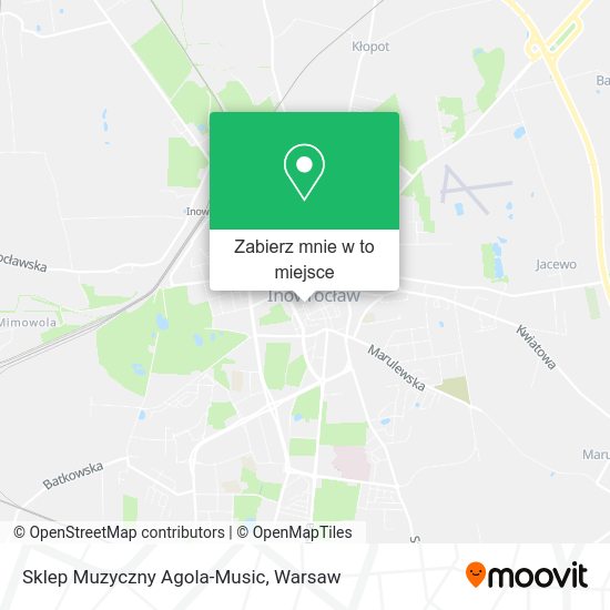 Mapa Sklep Muzyczny Agola-Music