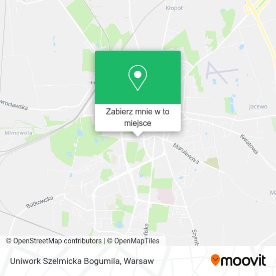 Mapa Uniwork Szelmicka Bogumila