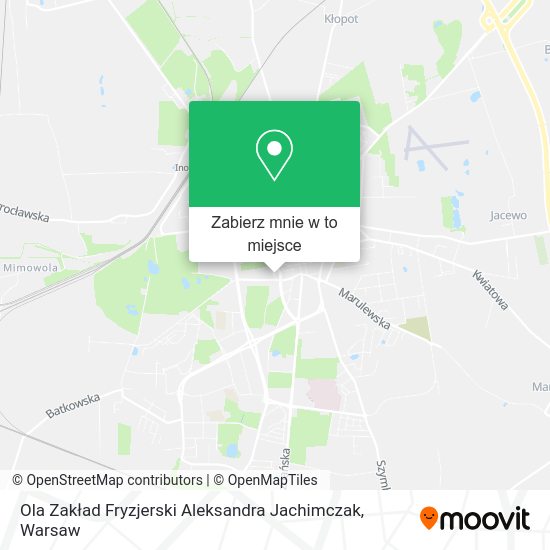 Mapa Ola Zakład Fryzjerski Aleksandra Jachimczak