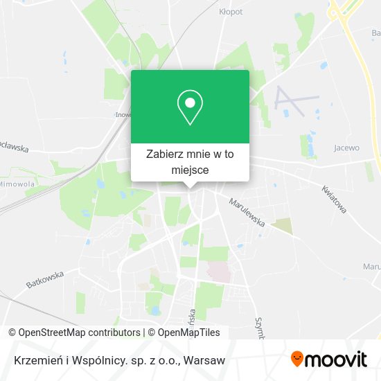 Mapa Krzemień i Wspólnicy. sp. z o.o.