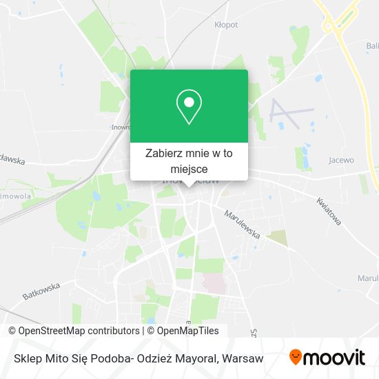 Mapa Sklep Mito Się Podoba- Odzież Mayoral