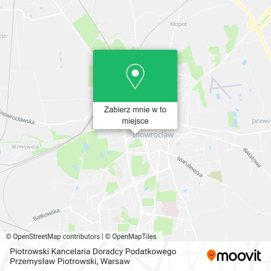 Mapa Piotrowski Kancelaria Doradcy Podatkowego Przemysław Piotrowski