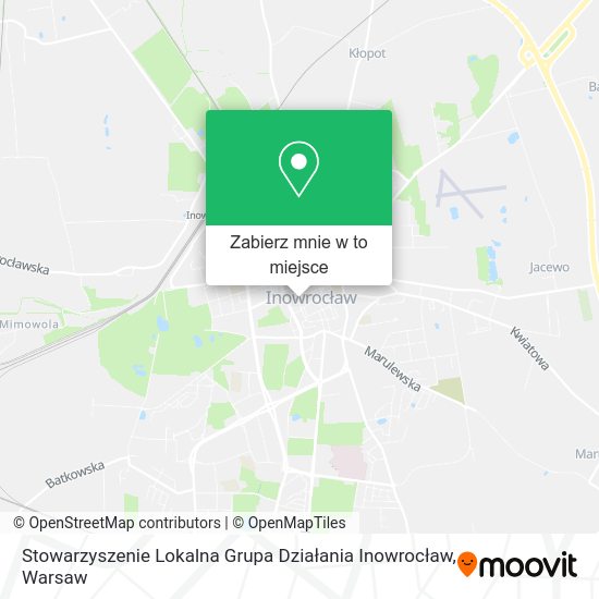 Mapa Stowarzyszenie Lokalna Grupa Działania Inowrocław