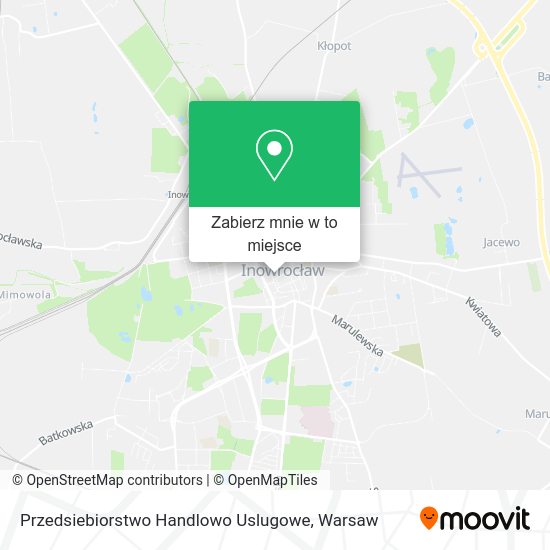 Mapa Przedsiebiorstwo Handlowo Uslugowe