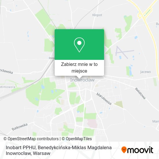 Mapa Inobart PPHU, Benedykcińska-Miklas Magdalena Inowrocław