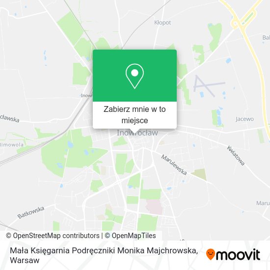 Mapa Mała Księgarnia Podręczniki Monika Majchrowska