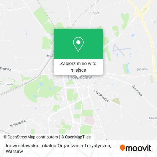 Mapa Inowrocławska Lokalna Organizacja Turystyczna