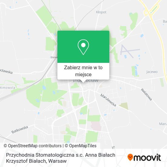 Mapa Przychodnia Stomatologiczna s.c. Anna Białach Krzysztof Białach