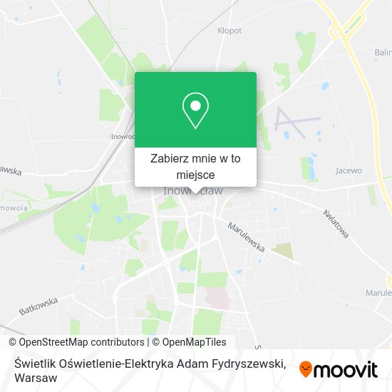 Mapa Świetlik Oświetlenie-Elektryka Adam Fydryszewski