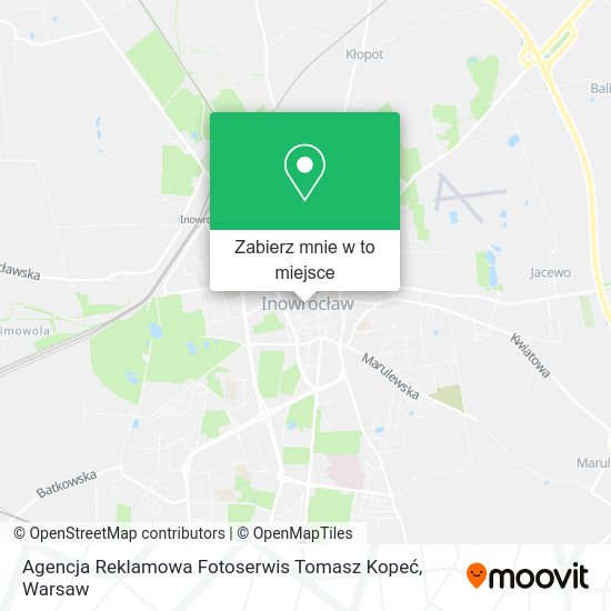 Mapa Agencja Reklamowa Fotoserwis Tomasz Kopeć