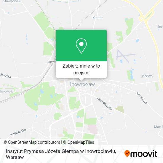 Mapa Instytut Prymasa Józefa Glempa w Inowrocławiu