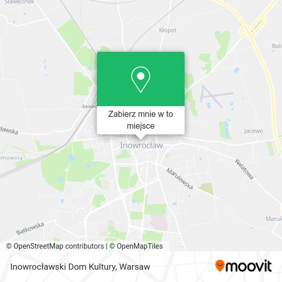 Mapa Inowrocławski Dom Kultury