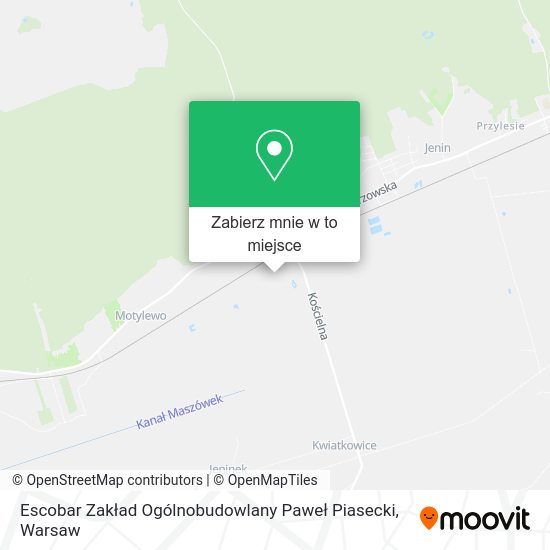 Mapa Escobar Zakład Ogólnobudowlany Paweł Piasecki