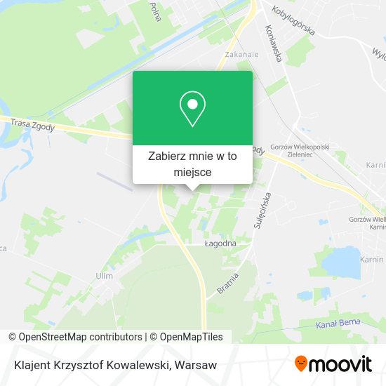 Mapa Klajent Krzysztof Kowalewski