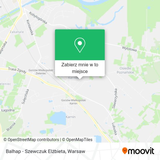 Mapa Balhap - Szewczuk Elżbieta