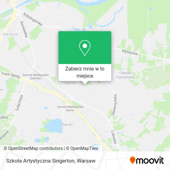 Mapa Szkoła Artystyczna Singerton