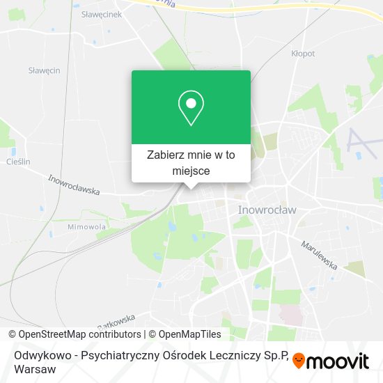 Mapa Odwykowo - Psychiatryczny Ośrodek Leczniczy Sp.P