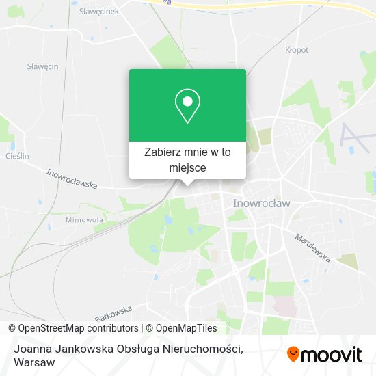 Mapa Joanna Jankowska Obsługa Nieruchomości