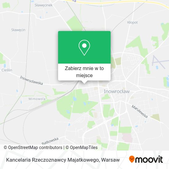 Mapa Kancelaria Rzeczoznawcy Majatkowego