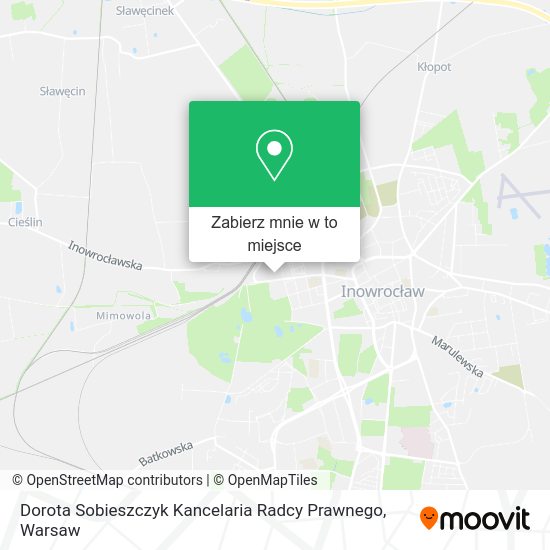 Mapa Dorota Sobieszczyk Kancelaria Radcy Prawnego