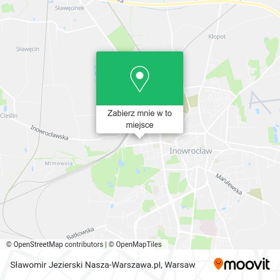 Mapa Sławomir Jezierski Nasza-Warszawa.pl