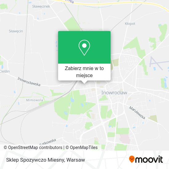 Mapa Sklep Spozywczo Miesny