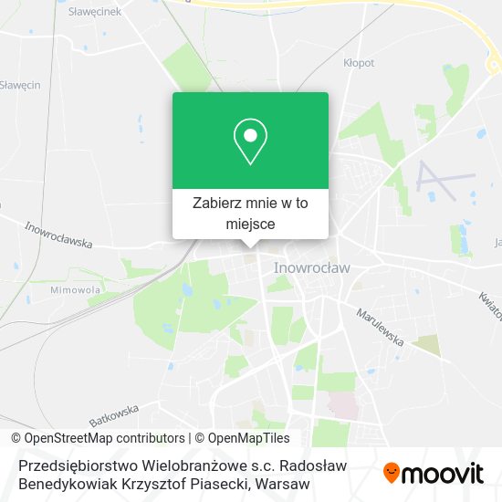 Mapa Przedsiębiorstwo Wielobranżowe s.c. Radosław Benedykowiak Krzysztof Piasecki