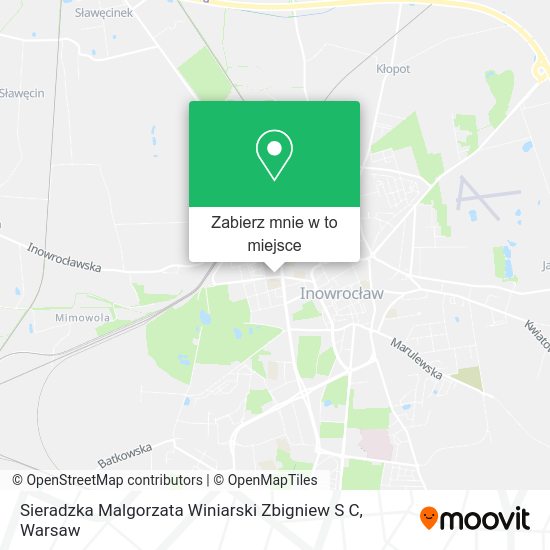 Mapa Sieradzka Malgorzata Winiarski Zbigniew S C