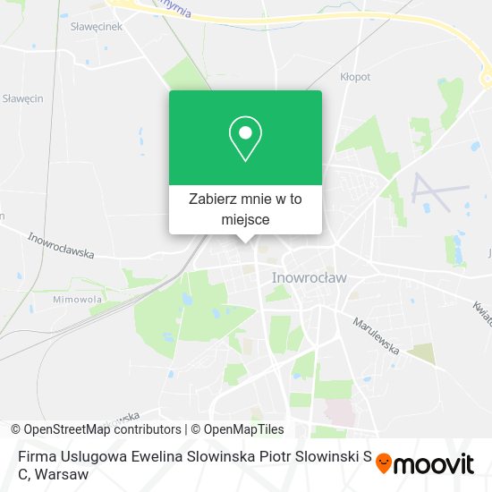 Mapa Firma Uslugowa Ewelina Slowinska Piotr Slowinski S C