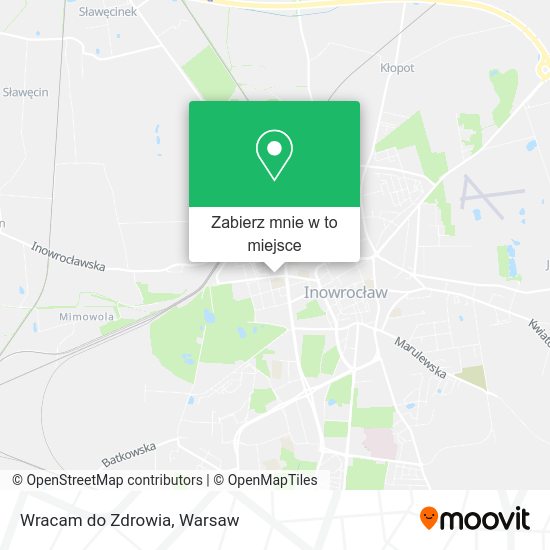 Mapa Wracam do Zdrowia