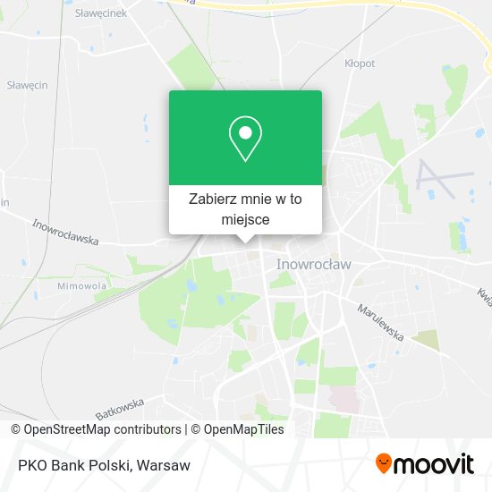 Mapa PKO Bank Polski