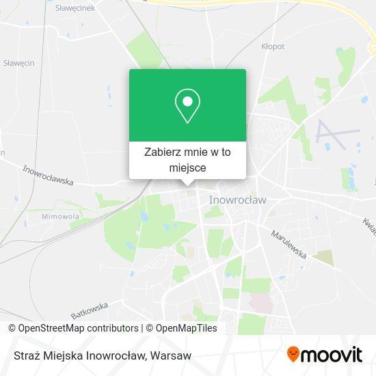 Mapa Straż Miejska Inowrocław