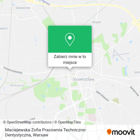 Mapa Maciejewska Zofia Pracownia Techniczno-Dentystyczna