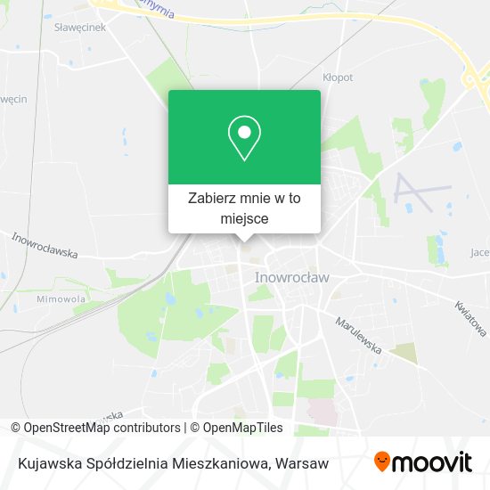 Mapa Kujawska Spółdzielnia Mieszkaniowa