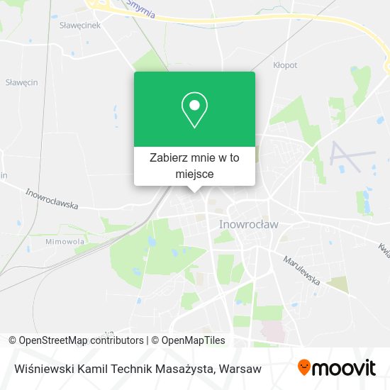 Mapa Wiśniewski Kamil Technik Masażysta