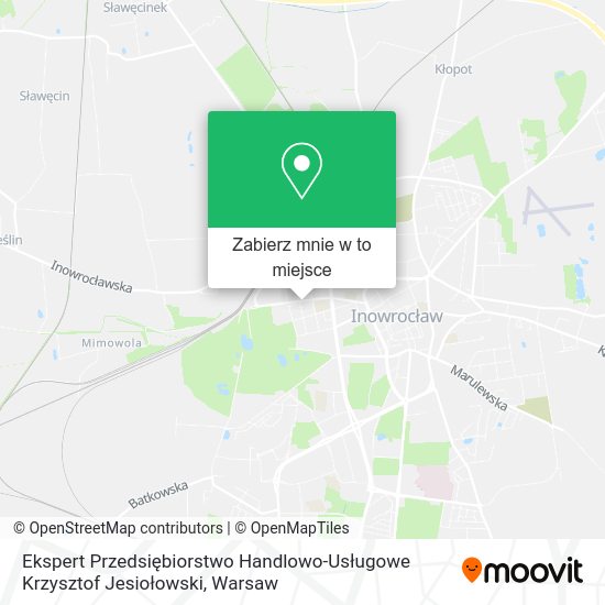 Mapa Ekspert Przedsiębiorstwo Handlowo-Usługowe Krzysztof Jesiołowski