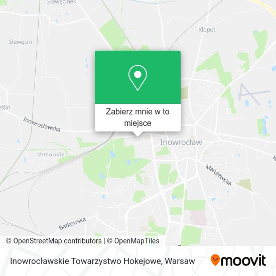 Mapa Inowrocławskie Towarzystwo Hokejowe