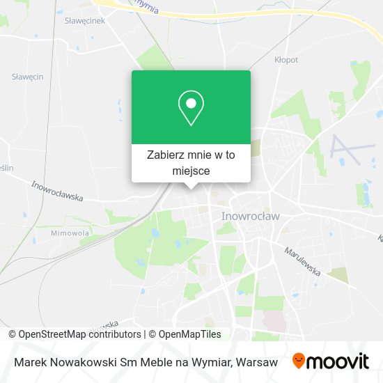 Mapa Marek Nowakowski Sm Meble na Wymiar