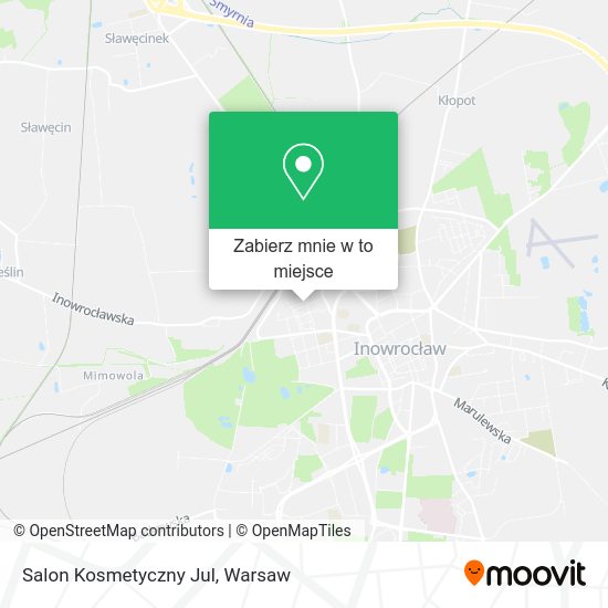 Mapa Salon Kosmetyczny Jul