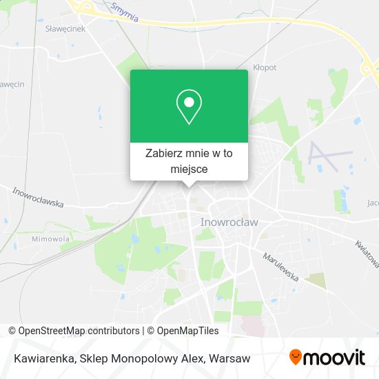 Mapa Kawiarenka, Sklep Monopolowy Alex