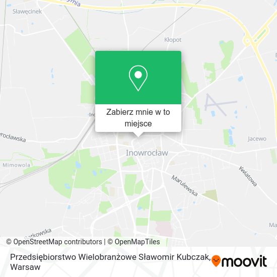 Mapa Przedsiębiorstwo Wielobranżowe Sławomir Kubczak