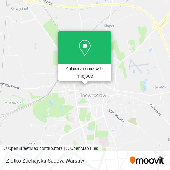 Mapa Zlotko Zachajska Sadow