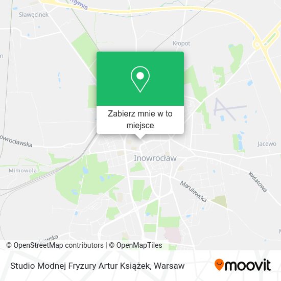 Mapa Studio Modnej Fryzury Artur Książek